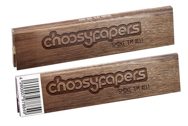 Choosypapers King Size Slim Zigarettenpapier "choosypapers Wood"